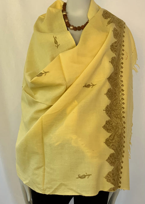 Hand Embroidered Aari Border with Small Motif